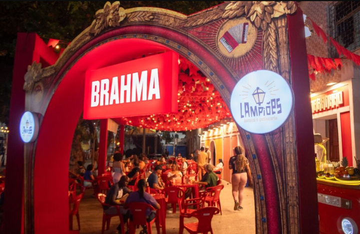Com decoração inspirada na cultura nordestina, Brahma transforma empreendimento em São Luís e marca presença no São João…